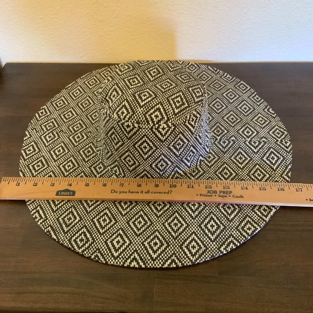 NEW! Boho Wide Brimmed Sun Hat Woven Paper - Picture 7 of 10